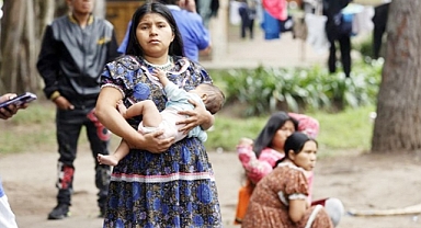  Cerca de 200 indígenas asentados en parque de Bogotá regresarán a sus territorios este mes